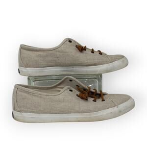 Sperry Seacoast Linen Sneaker Women 12 STS99355